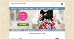 Desktop Screenshot of ftlauderdalefloral.com